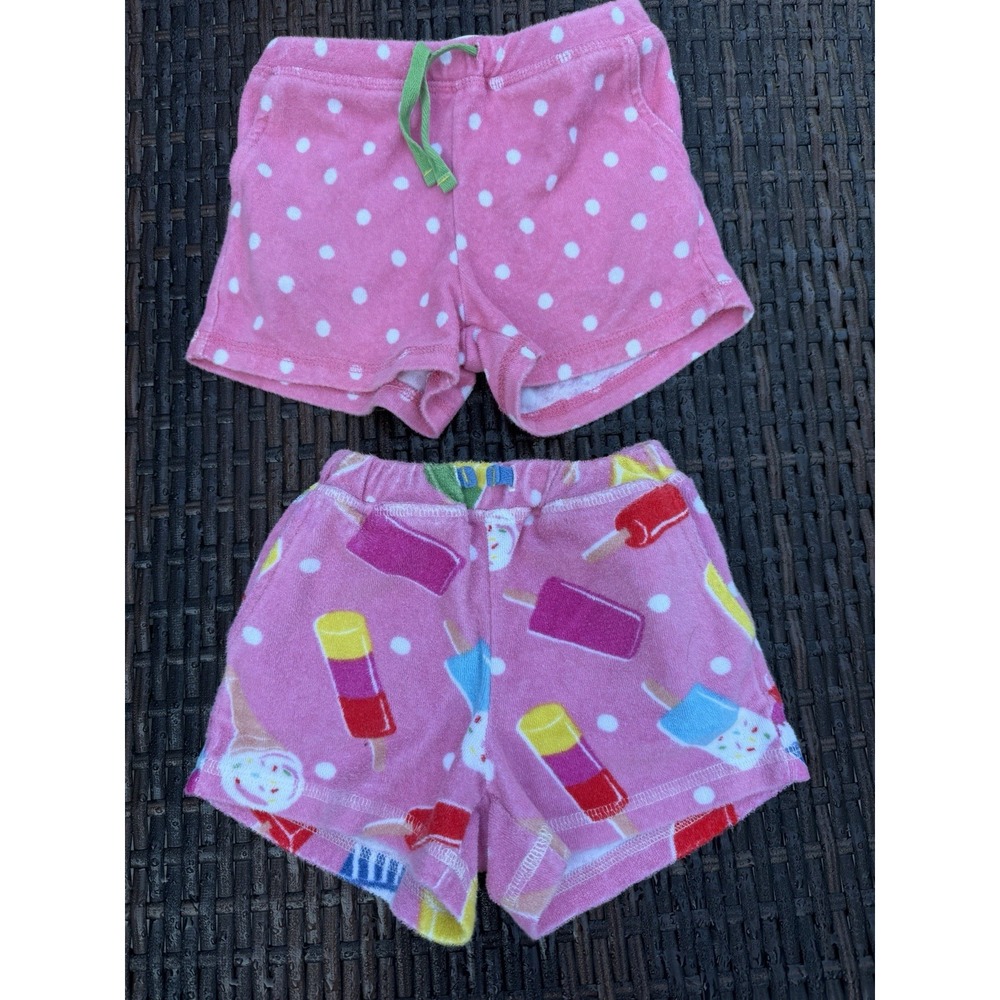 Mini Boden Shorts Girls Terry Lounge Casual Lot of 2 Size 4y